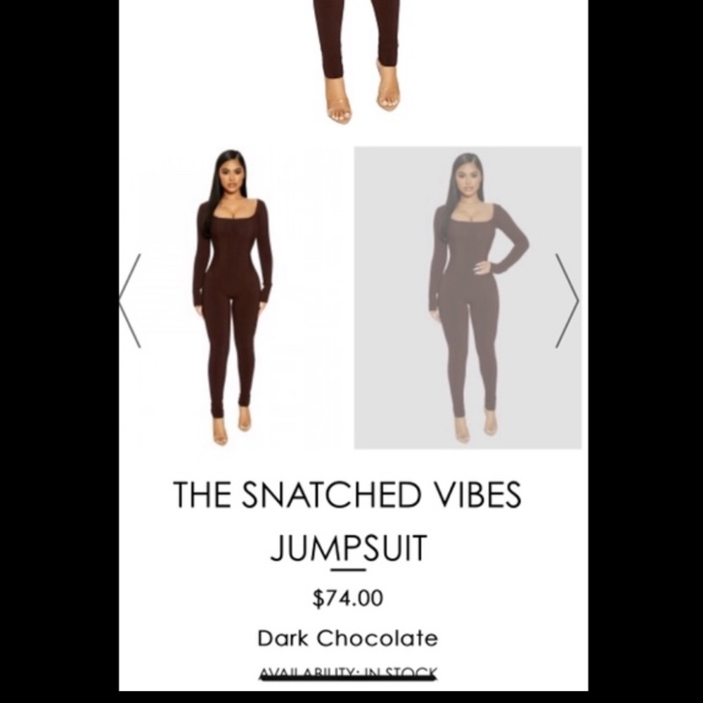 NWT Naked wardrobe snatched vibes jumpsuit GREEN